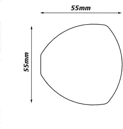 ZEFAL Spin 25 espelho de bicicleta - espelho de bicicleta de estrada, espelho de bicicleta guiador de bicicleta de estrada, 25 cm²