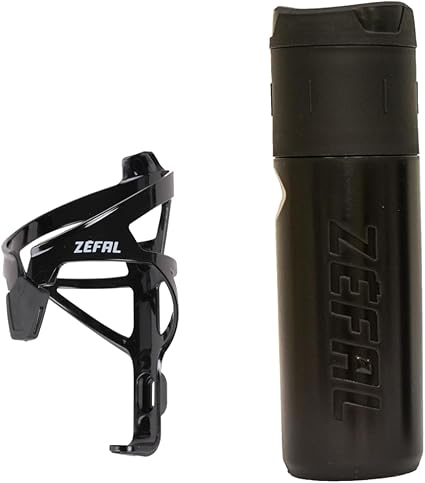 ZEFAL Kit Z Box L e Pulse A2 preto - Bidon porta-ferramentas bicicleta e suporte de bicicleta impermeável e durável - preto, universal