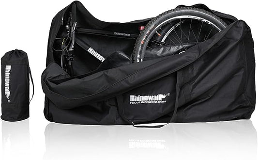 UBORSE Bolsa de transporte para bicicletas de 26 polegadas estojo de transporte para bicicletas para viagens de comboio, avião, barco