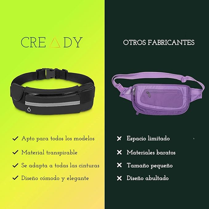 Pack de 2 pochete corrida desportiva impermeável, bolsa de cintura para homem e mulher desportiva, ajustável e refletor para corrida. 2 x 1 cinto de corrida, azul, MEDIUM