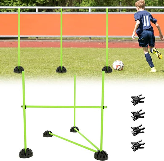 UISEBRT Conjunto de barras de equilíbrio Agility Grid, conjunto de barras de treino para agilidade, jogo de obstáculos, multifuncional, para treino condicional, treino, regateo, desporto