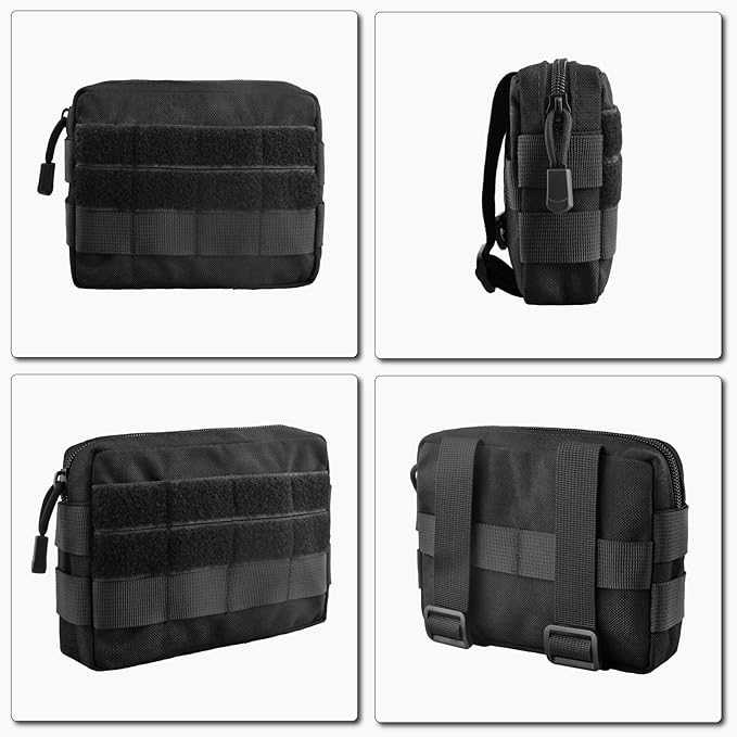 TRIWONDER Saco tático Molle bolsa de administração EDC bolsa de ferramentas militar para pendurar cinto transportar