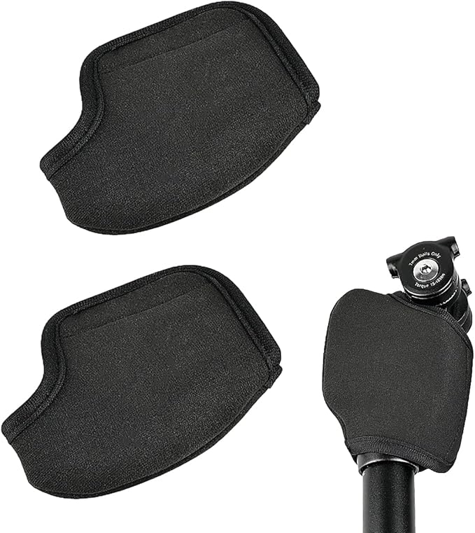 UptVin 2 peças capa de proteção do espigão de selim, cobertura de proteção de neoprene para evitar que os dedos se apertem e o pó entre (preto)