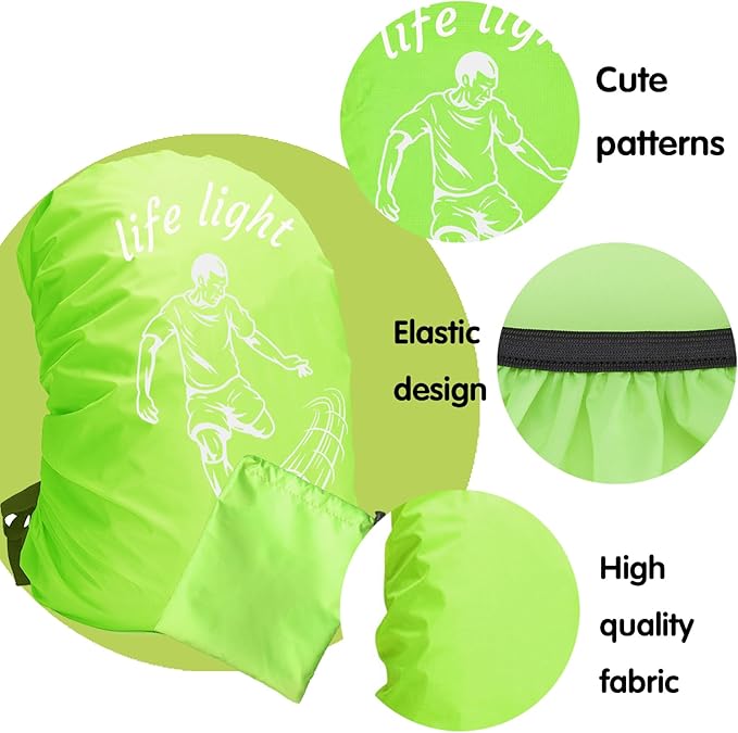 YOUYIKE Capa de chuva mochila, 30-40 l capa impermeável mochila, protetor mochila com refletor, capa chuva para mochilas escolares menino para caminhadas campismo em bicicleta