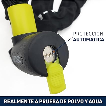 Urban Security Corrente anti-roubo com cadeado para scooter e bicicleta em aço temperado,100 cm