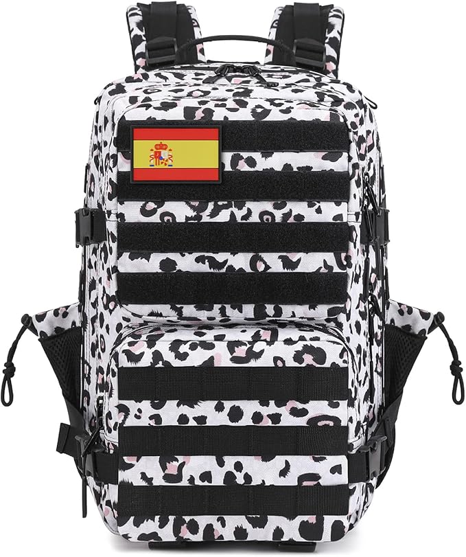 Delgeo Mochila tática 25 L/45 L militar, grande capacidade mochila, dobrável impermeável mochila para montanhismo, caminhadas, campismo e viagens