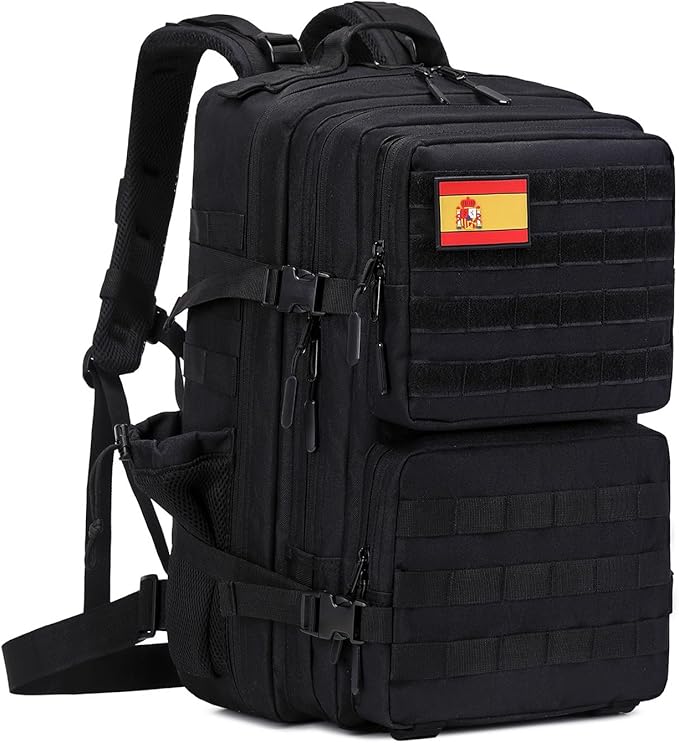 Delgeo Mochila tática 25 L/45 L militar, grande capacidade mochila, dobrável impermeável mochila para montanhismo, caminhadas, campismo e viagens