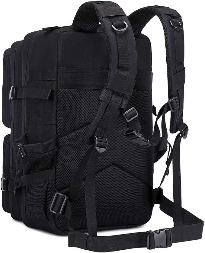 Delgeo Mochila tática 25 L/45 L militar, grande capacidade mochila, dobrável impermeável mochila para montanhismo, caminhadas, campismo e viagens