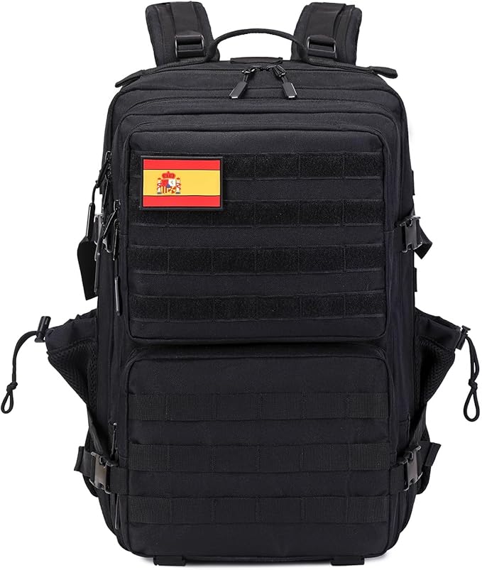 Delgeo Mochila tática 25 L/45 L militar, grande capacidade mochila, dobrável impermeável mochila para montanhismo, caminhadas, campismo e viagens