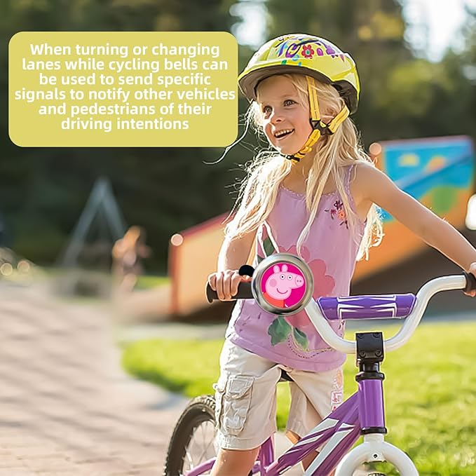 Tuofang 2 peças campainha de bicicleta infantil, campainha de bicicleta, bicicleta de piscina, campainha de bicicleta para menino e menina, adequado para scooters, triciclos e acessórios para