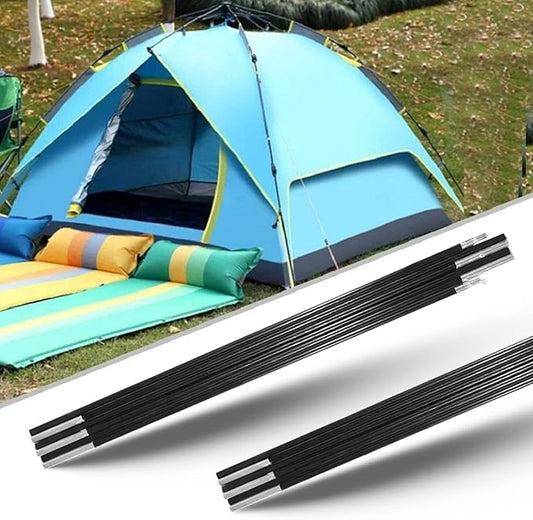 YUNYODA Haste de tenda arco 7 mm, poste fibra de vidro sobressalente, suporte para campismo, postes leves para aventureiros que viajam, acessórios equipamento