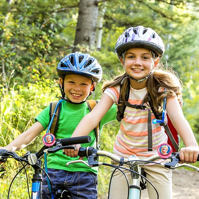 2 peças campainha de bicicleta, campainha bicicletas infantis sino de bicicleta campainha para bicicleta com som forte e nitído, para a maioria das bicicletas, bicicleta de montanha