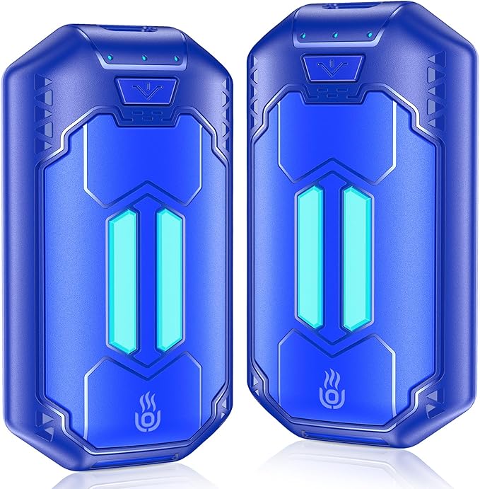 2 Pack Calentador de Manos Recargable OUTJUT 6000mAh Calienta Manos Calienta Manos Electrico Portátil 3 Modos de Calor Regalos para Raynauds, Golf, Camping, Senderismo