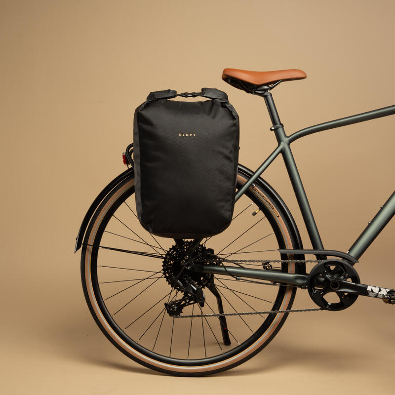 ALFORGE BICICLETA 500 PARA PORTA-BAGAGEM 500 20 L IMPERMEÁVEL PRETO