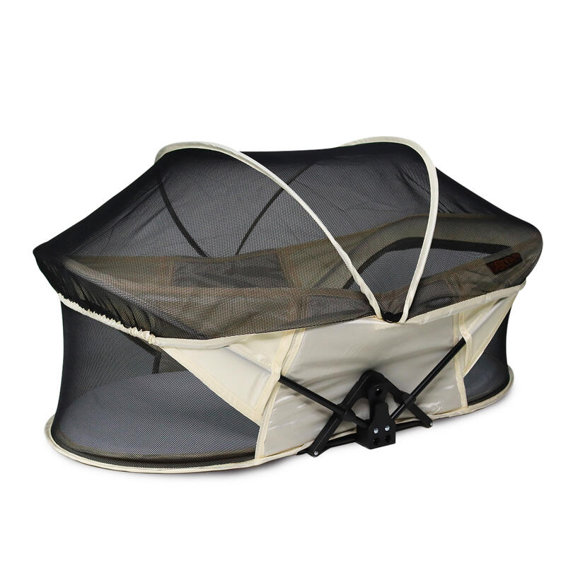 Berço de campismo - Rede mosquiteira para bebé - Infant Luxe BabyBox - Creme