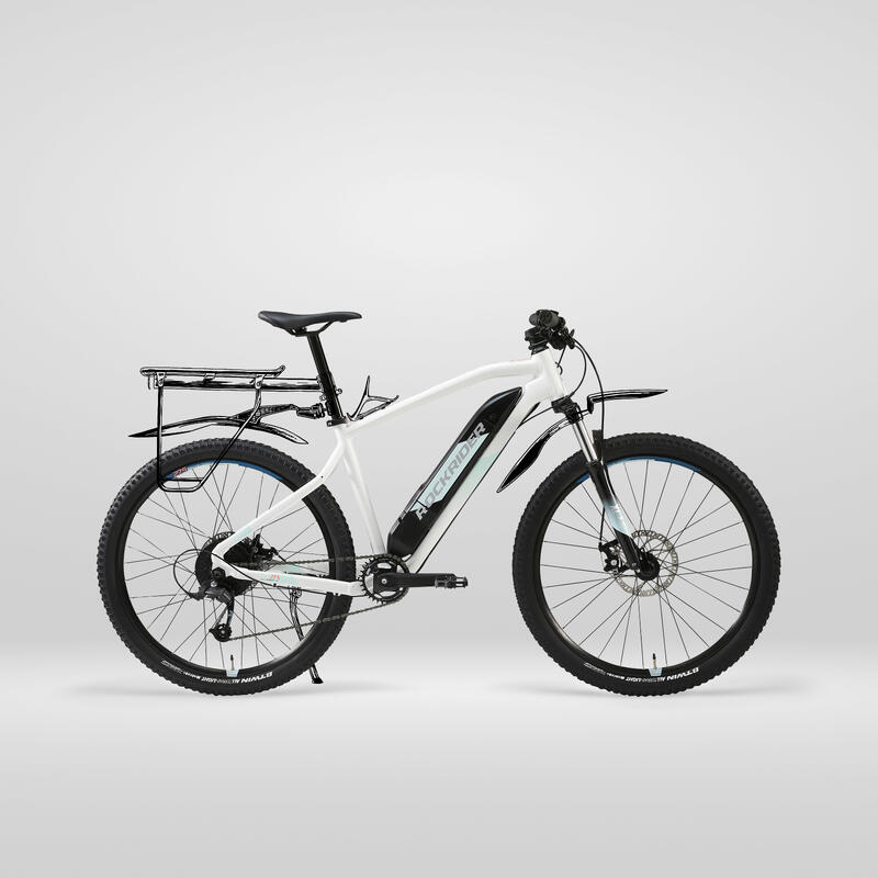 Bicicleta BTT Elétrica E-ST100 27''5 MULHER BRANCO