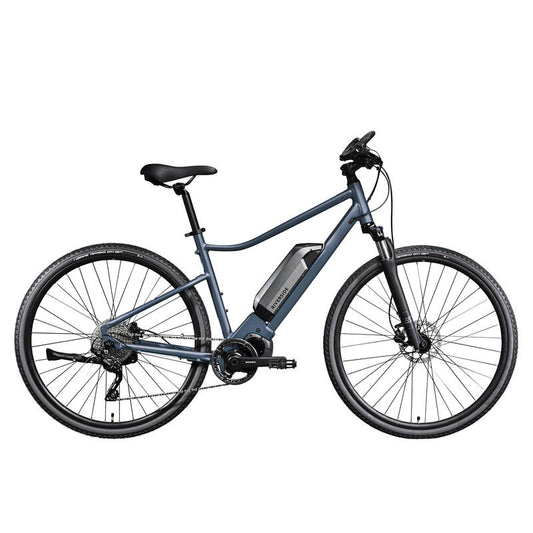 BICICLETA DE TREKKING ELÉTRICA RIVERSIDE 540 E AZUL (BATERIA CINZENTA)