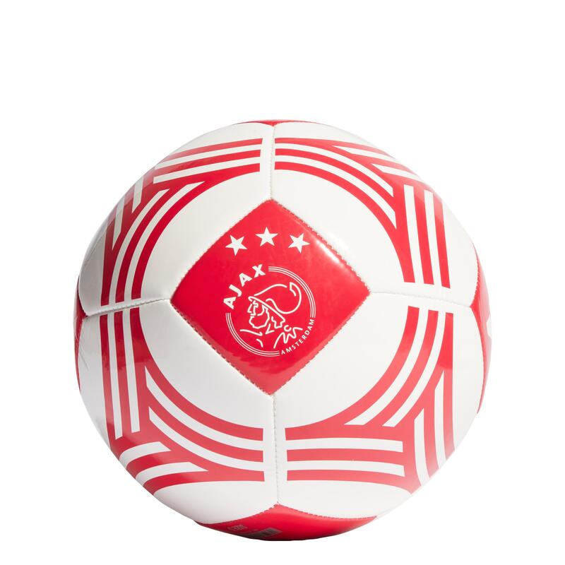 Bola Club com as Cores Principais do Ajax Amsterdam