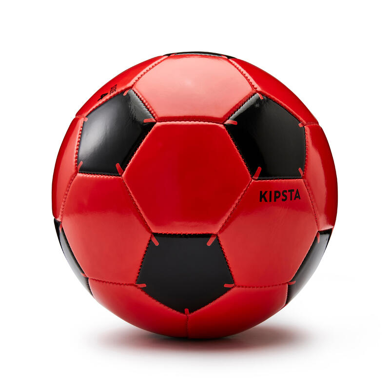 Bola de Futebol First Kick Tamanho 4 (Criança 9 - 12 Anos) Vermelho