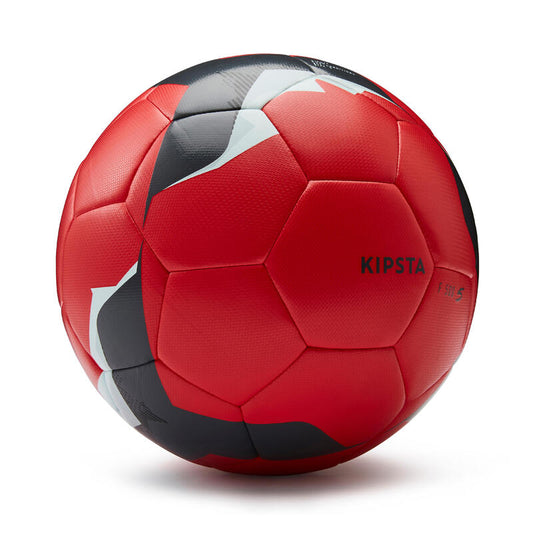 Bola de Futebol Híbrida FIFA BASIC F500 Tamanho 5 Branco/Vermelho