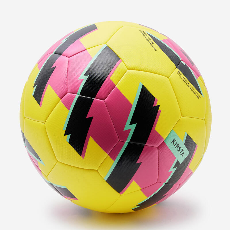 Bola de Futebol LEARNING BALL Light TAMANHO 5 AMARELO/ROSA