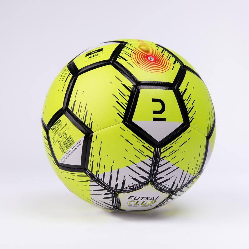 Bola de Futsal Club FIFA 63 cm Preto/Amarelo