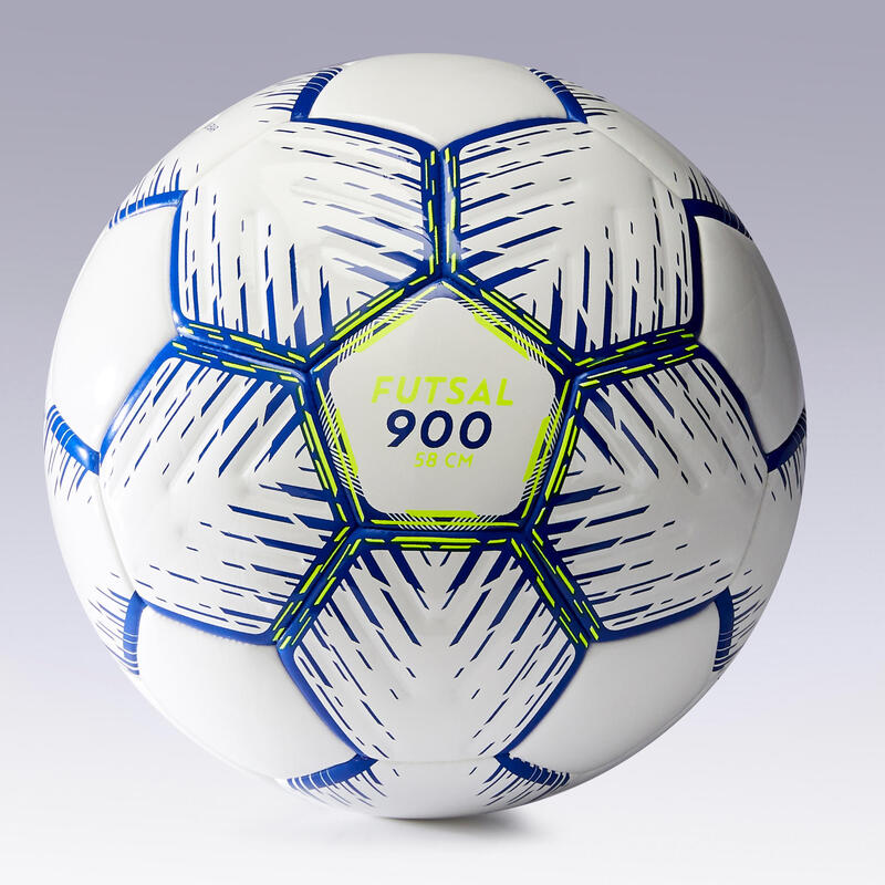 Bola de Futsal Formação 900 58 cm Branco/Azul