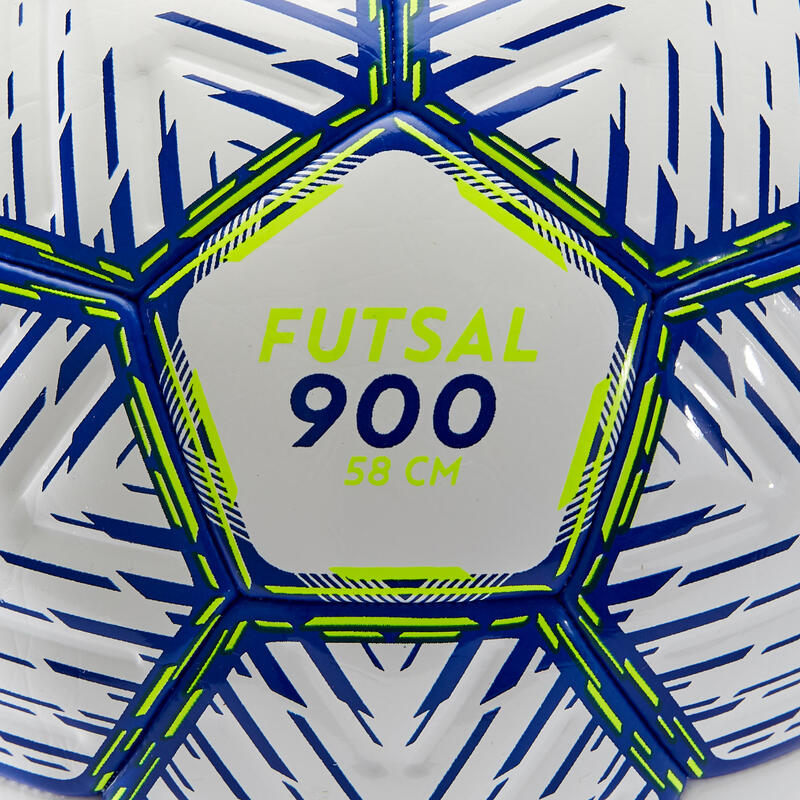 Bola de Futsal Formação 900 58 cm Branco/Azul