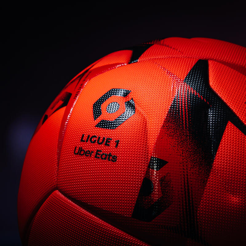 BOLA OFICIAL DE FUTEBOL LIGUE 1 UBER EATS 2023 COM CAIXA