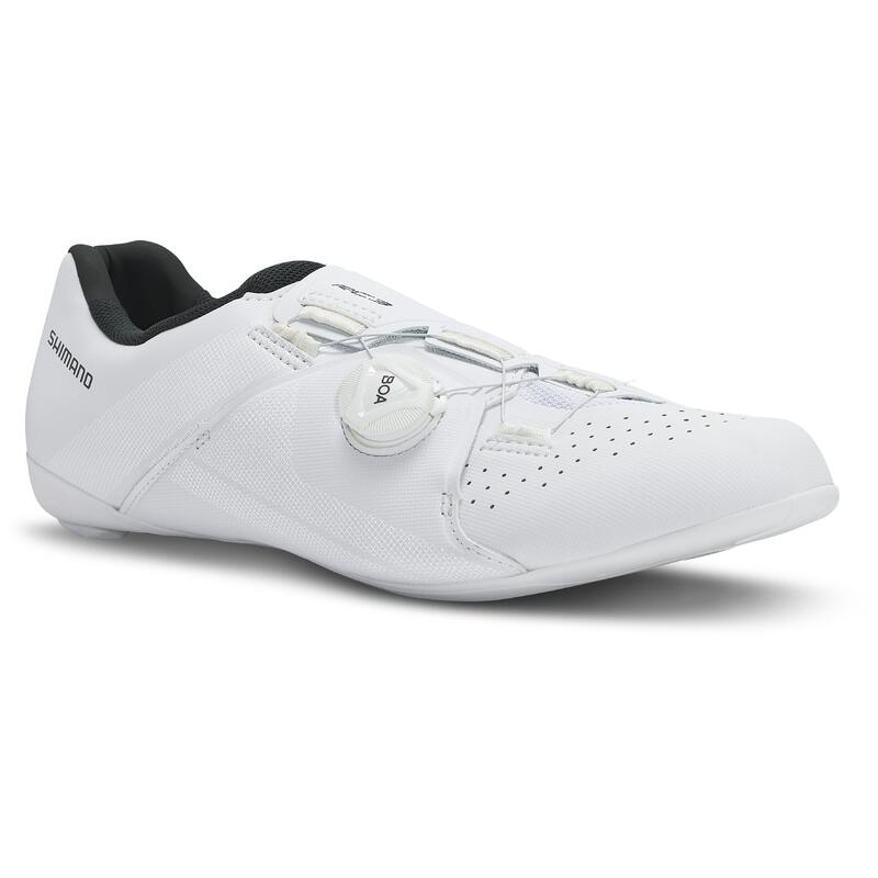 CALÇADO DE BICICLETA DE ESTRADA SHIMANO RC300 BRANCO