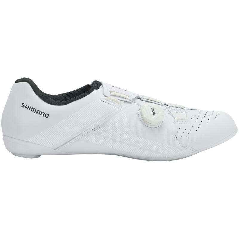 CALÇADO DE BICICLETA DE ESTRADA SHIMANO RC300 BRANCO