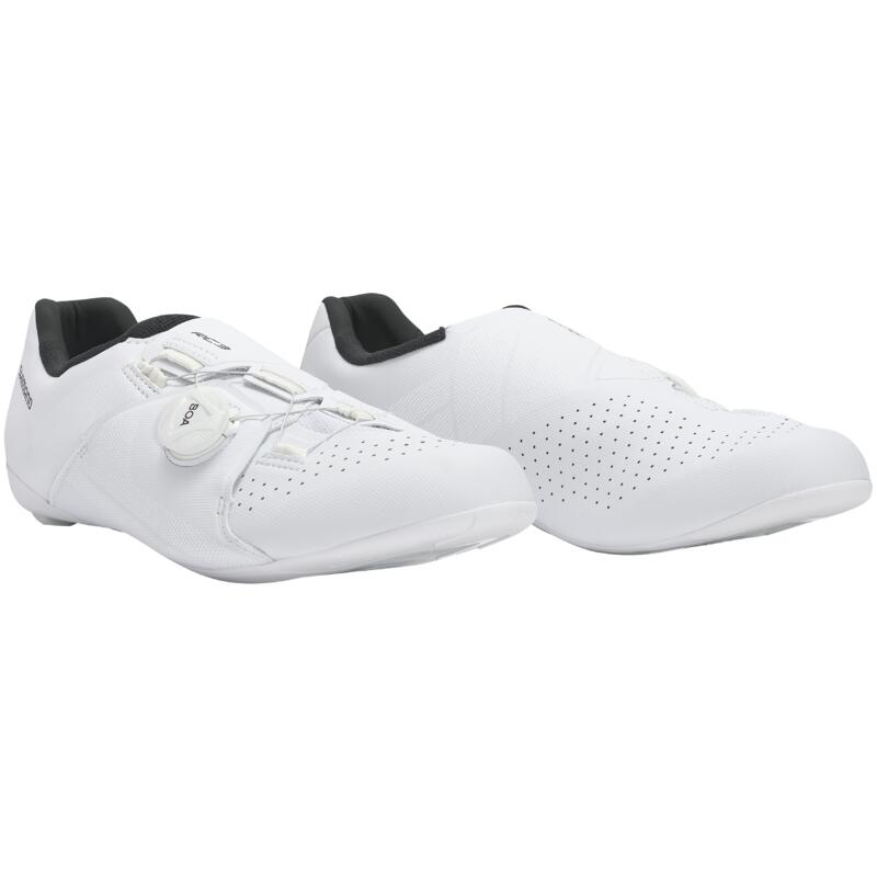 CALÇADO DE BICICLETA DE ESTRADA SHIMANO RC300 BRANCO