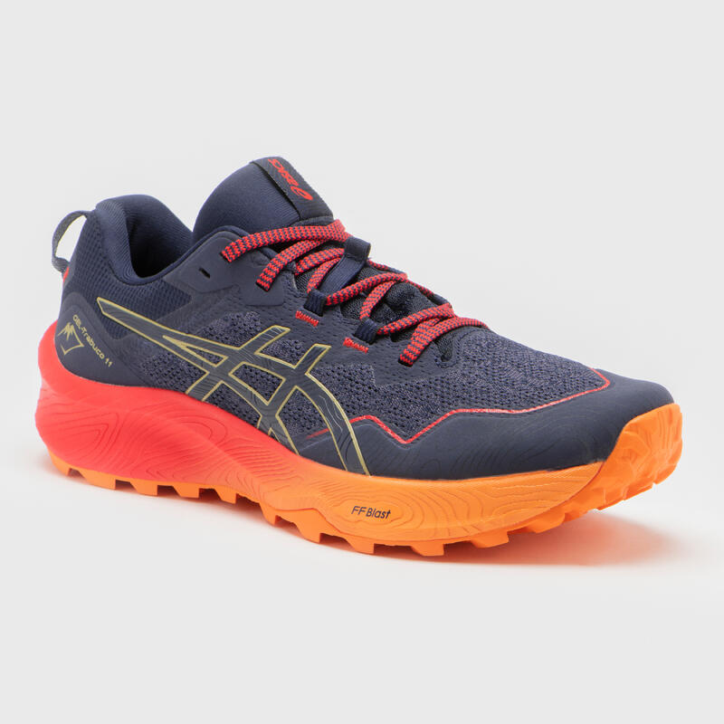 CALÇADO DE TRAIL ASICS GEL TRABUCO 11 HOMEM AZUL