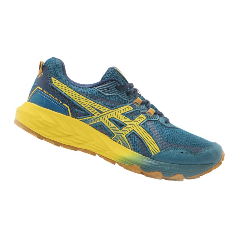 CALÇADO DE TRAIL HOMEM ASICS GEL-KANAKU 5 INK AZUL-PETRÓLEO/AMARELO DOURADO