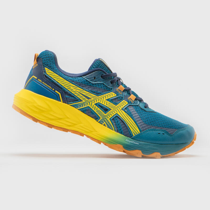 CALÇADO DE TRAIL HOMEM ASICS GEL-KANAKU 5 INK AZUL-PETRÓLEO/AMARELO DOURADO