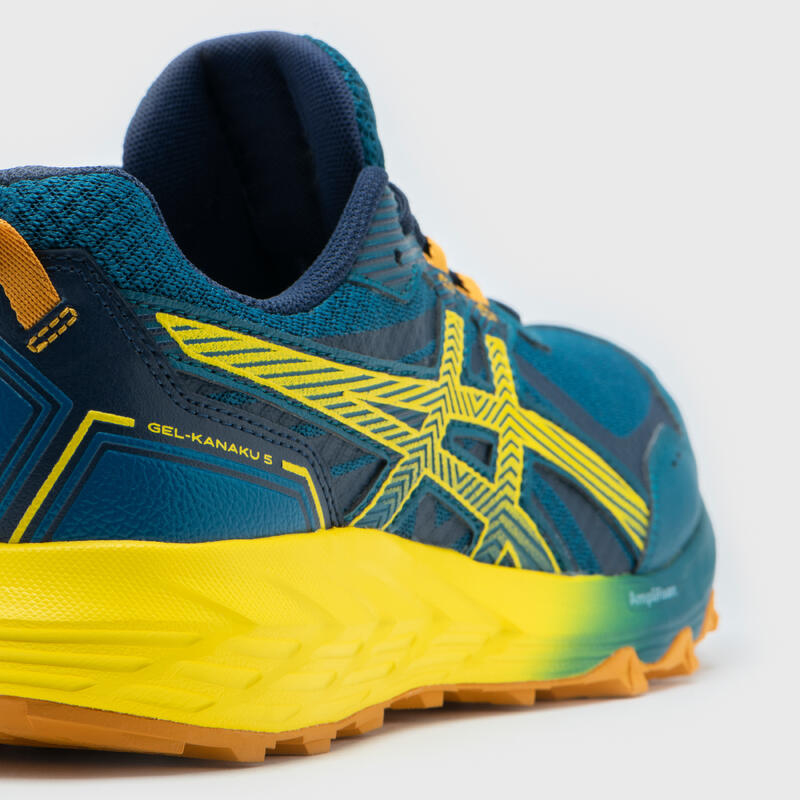 CALÇADO DE TRAIL HOMEM ASICS GEL-KANAKU 5 INK AZUL-PETRÓLEO/AMARELO DOURADO