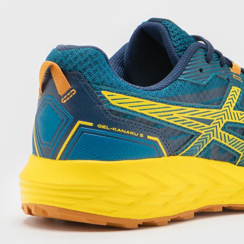 CALÇADO DE TRAIL HOMEM ASICS GEL-KANAKU 5 INK AZUL-PETRÓLEO/AMARELO DOURADO