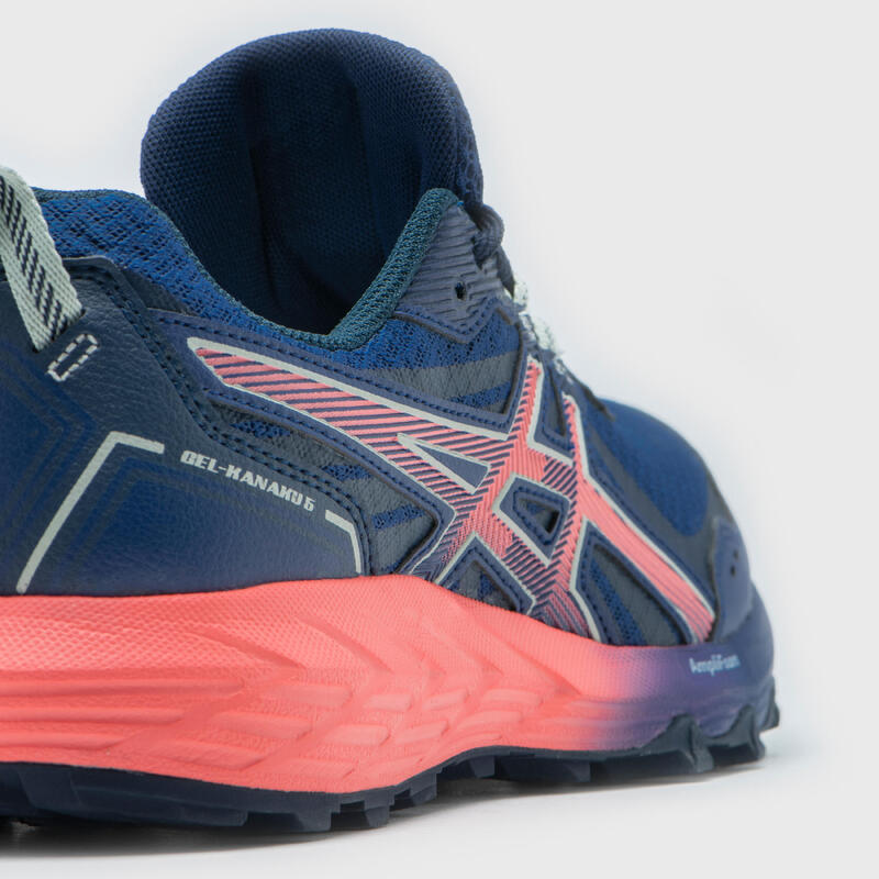 CALÇADO DE TRAIL MULHER ASICS GEL KANAKU 5 AZUL-ÍNDIGO/PAPAIA