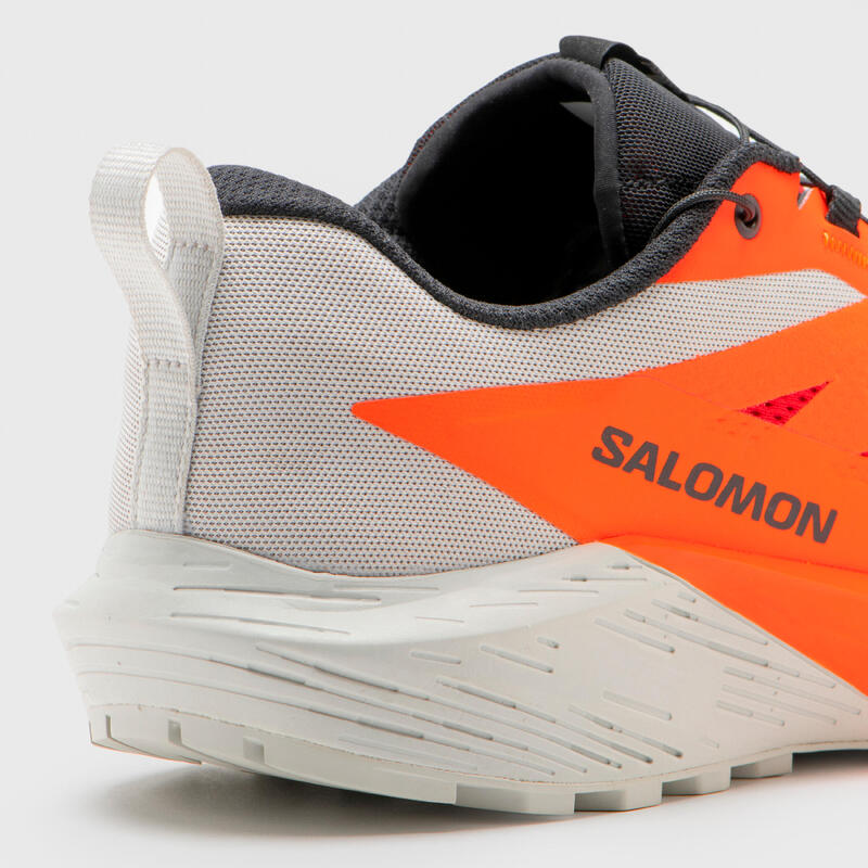 CALÇADO DE TRAIL RUNNING HOMEM SALOMON SENSE RIDE 5 CINZENTO/VERMELHO