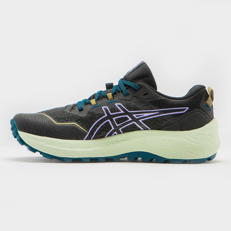 CALÇADO DE TRAIL RUNNING MULHER ASICS GEL-Trabuco 11 PRETO/ROXO DIGITAL