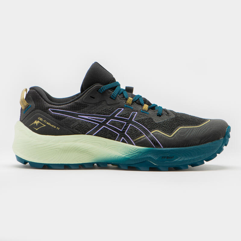 CALÇADO DE TRAIL RUNNING MULHER ASICS GEL-Trabuco 11 PRETO/ROXO DIGITAL