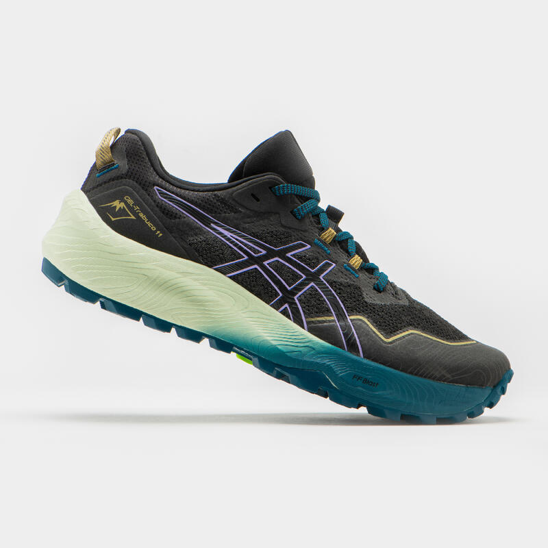 CALÇADO DE TRAIL RUNNING MULHER ASICS GEL-Trabuco 11 PRETO/ROXO DIGITAL