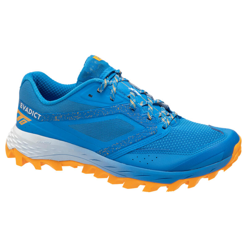 Calçado de Trail Running para Homem XT8 Azul e Laranja