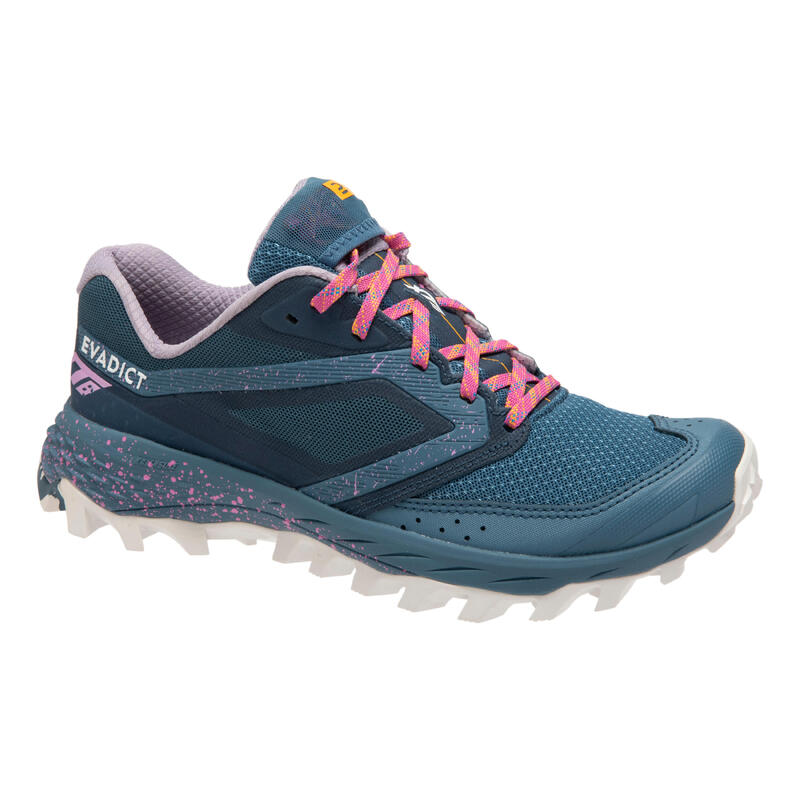 Calçado de Trail Running para Mulher XT8 Turquesa