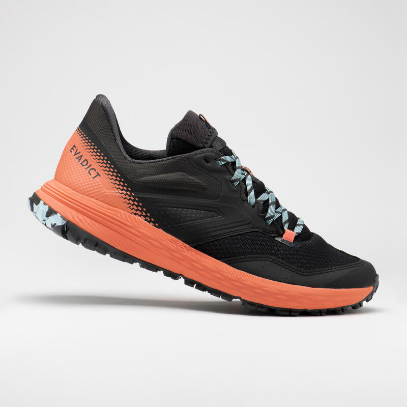 CALÇADO TRAIL RUNNING MULHER TR2 PRETO ROSA AZUL