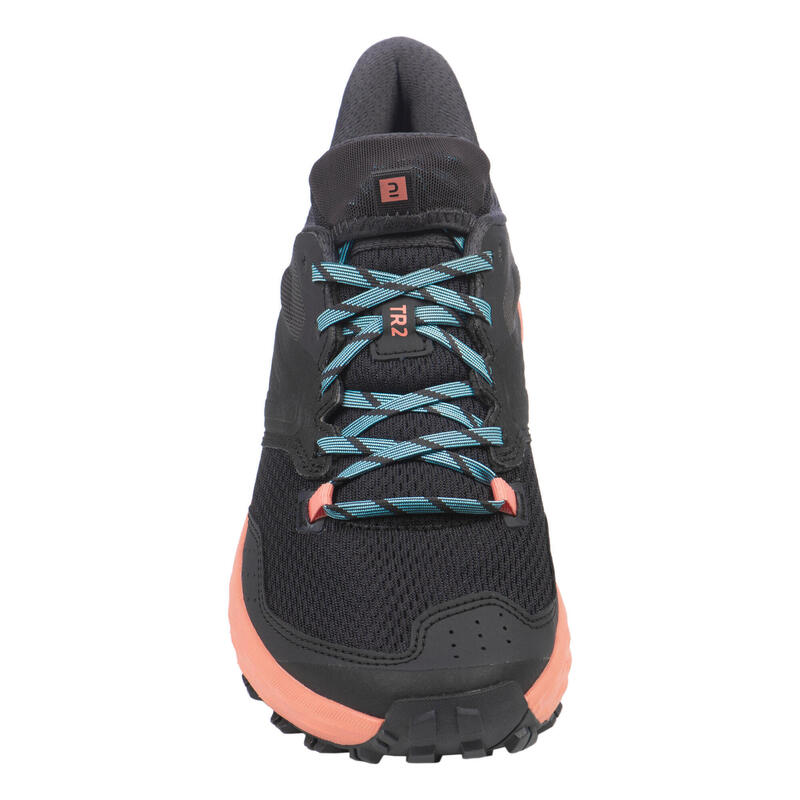 CALÇADO TRAIL RUNNING MULHER TR2 PRETO ROSA AZUL