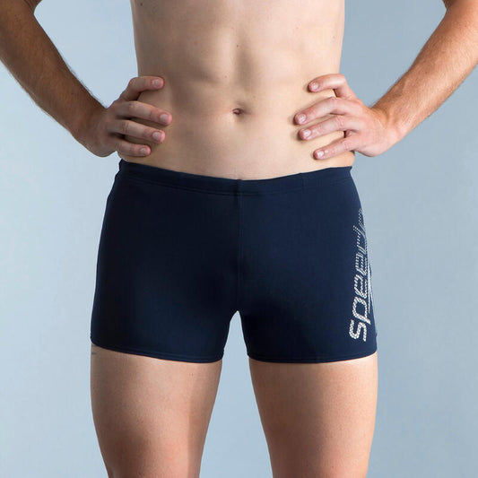 Calções Curtos de Natação Speedo Homem Azul Branco