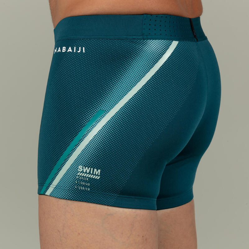 Calções de banho Natação Boxers - Fiti - Homem Lini Turquesa/Verde