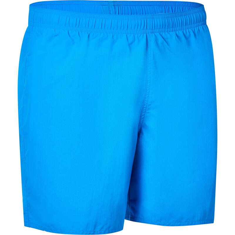 Calções de banho Natação - Swimshort 100 Basic - Homem Verde/Branco