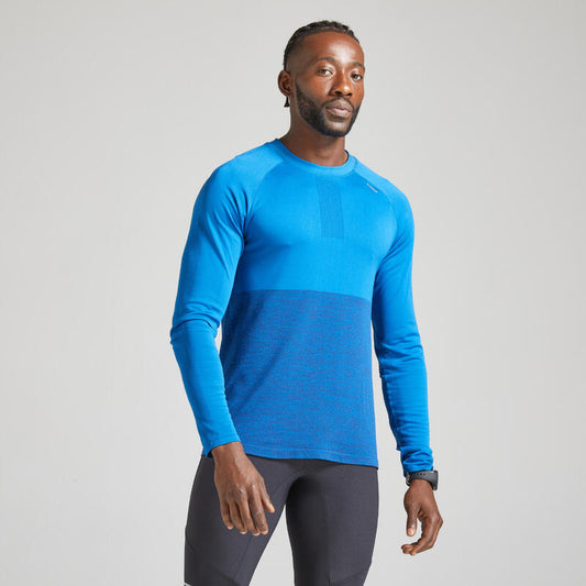 CAMISOLA DE CORRIDA KIPRUN CARE RESPIRÁVEL HOMEM AZUL-REI